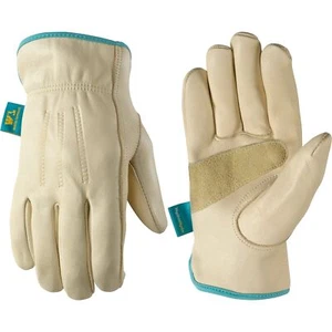 Tan HydraHyde Water Resistant Gripper Work Gloves for Women Medium Size - Picture 1 of 8