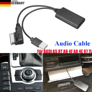 USB AUX Adapter Kable Bluetooth für AUDI A5 8T A6 4F A8 4E Q7 7L AMI MMI 2G. - Bild 1 von 17