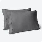  Microfiber Pillow Cases - 20x30 Standard/Queen (2 Pack) 03 - Grey