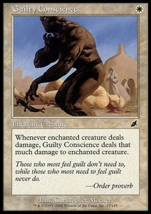 MTG GUILTY CONSCIENCE EXC - COSCIENZA SPORCA - SCG - MAGIC - Picture 1 of 1