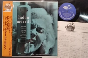 LP HELEN MERRILL 1983 EMARCY MODERN JAZZ REISSUE MADE IN JAPAN + OBI + INSERT - Picture 1 of 1