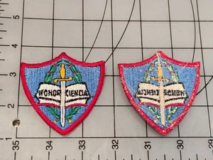Original Patch Guatemala Adolfo V Hall Military Institute Patch Cut Edge 4045 - Picture 1 of 3