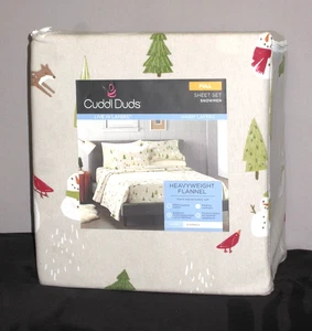 NUEVO CON ETIQUETAS CUDDL DUDS Franela Pesada 100% Algodón Capas Cálidas Juegos de Sábanas - Imagen 1 de 29