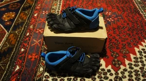 Vibram FiveFingers V-Train 2.0 20M7703 Mens Black/Blue US 7.5-8 EU 39 - Picture 1 of 10