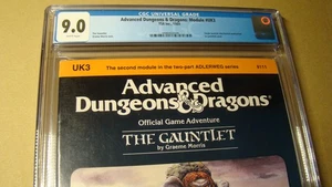 MODUL UK3 THE GAUNTLET *CGC 9.0 WHITE* DUNGEONS DRAGONS 1ST PRINT - Bild 1 von 3