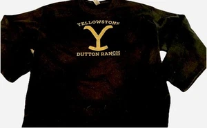 Gildan Women’s size lg black Yellowstone Dutton ranch sweatshirt Modified - Picture 1 of 9