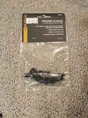 Origin8 Thruster 2x Road Chainring Bolt Set - Steel M8x8.5mm & 8.7mm for Road & - Image 1 of 4