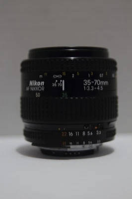 NIKON AF NIKKOR 35-70mm 1:3.3-4.5 Zoom Lens + CPL FILTER + FRONT LENS COVER     - Image 1 of 4