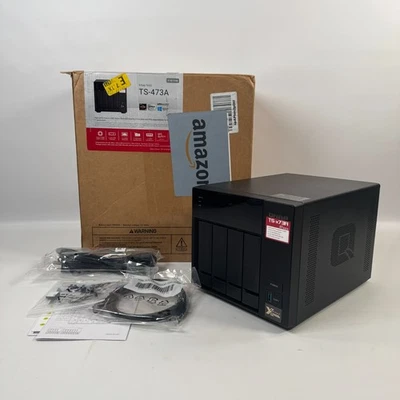 QNAP TS-473 (AMD RX-421ND 2.1-3.4GHz) 4 Slots  *NO HDD* - Image 1 of 4