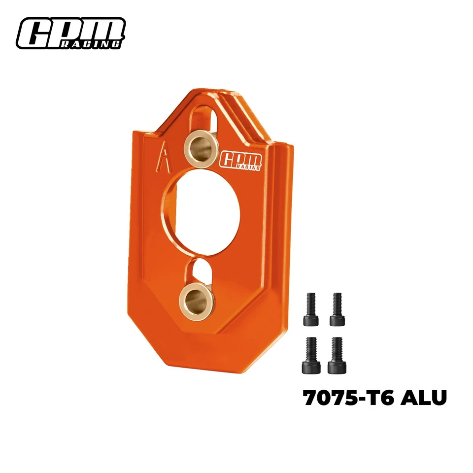 GPM 7075 Alloy Adjustable Motor Mount ARRMA 1/16 Quake Grom Gorgon Grom ARA-2598 - Image 1 of 4
