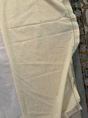 Tommy Bahama Bed Skirt QUEEN/KING 14" Drop Beige Cotton - Image 1 of 4