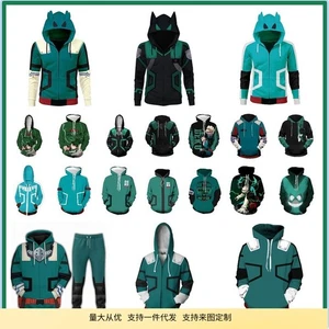 Felpa con cappuccio uomo Anime Hero Academia stampa digitale 3D - Foto 1 di 57
