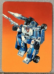 Tarjeta de acción Hasbro Transformers Series 1 1985 # 12 variante Mirage Orange - Imagen 1 de 2