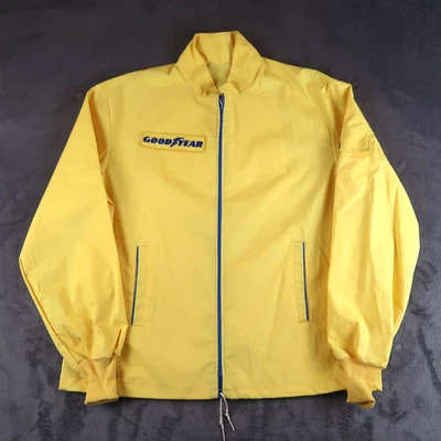 Chaqueta de Carreras Oficial Goodyear Años 60 De Colección Deportes Nascar Para Hombre L Amarilla Años 60 Foto 1 de 4