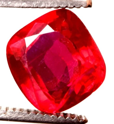 9.40 Cts. Natural Mozambique Red Ruby Cushion Shape Certified Gemstone - Image 1 of 4