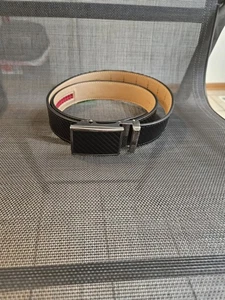 Nexbelt Mens Black Belt With No Holes - Picture 1 of 16