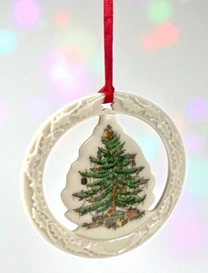 Vintage Spode Christmas Tree Ornament - Picture 1 of 5