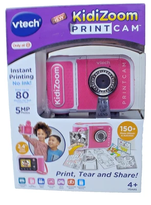 Cámara de impresión instantánea de Vtech sin tinta solo imprime rasgar y compartir Kidizoom Foto 1 de 4