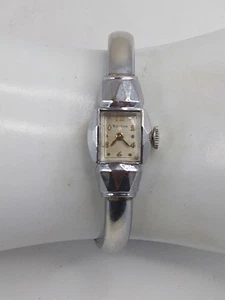 Reloj brazalete Bulova vintage años 50 para mujer relleno de oro 10K L4 - Imagen 1 de 9