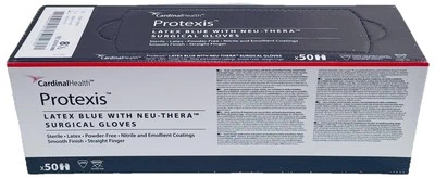 50 X Protexis Latex Blue With Neu-Thera Sterile Surgical Gloves, Size 8.5 - Image 1 of 3