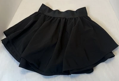 GB Black Layered Skirt with Shorts Size Small - Image 1 of 4