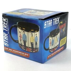 Star Trek Original Series Transporter Heat Changing Mug Kirk Spock McCoy Neu - Bild 1 von 6