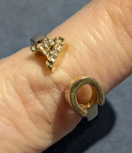 Ring (RG-H) Gold Tone AC - Picture 1 of 10