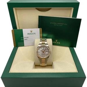 Rolex Datejust 36mm 126231 Stahl Everose Gold Mop Diamant Zifferblatt Uhr Voll - Bild 1 von 7