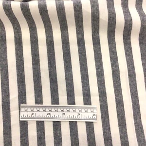 2mts Linen/cotton Stripe 13mm Indigo Navy for garments tops pants 115 Cm Wide - Picture 1 of 2