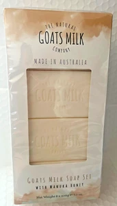 THE NATURAL GOATS MILK GOATS MILK SOAP SET WITH 8 SOAPS, WITH MANUKA HONEY - Picture 1 of 5