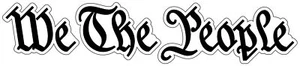WE THE PEOPLE Patriotic USA Hard Hat Stickers | Freedom Motorcycle Helmet Decals - Picture 1 of 1