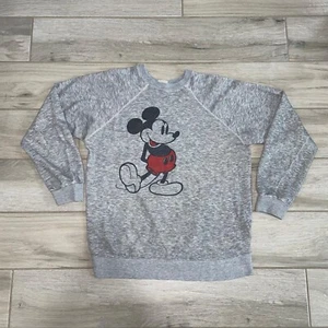 Vintage 80s Disney Sweatshirt Women’s Large Mickey Mouse Crewneck Made In USA - Picture 1 of 12