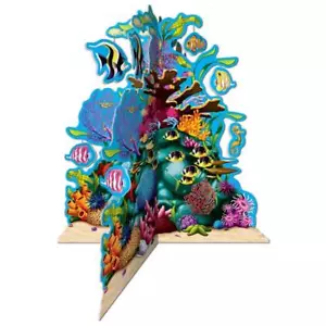 3-D Coral Reef Centerpiece Nautical Cruise Party Birthday Decoration - Picture 1 of 1