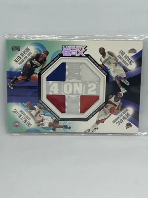 IVERSON/WADE/JAY-Z 2006 TOPPS CAJA DE LUJO TARJETA PARCHE PARA 8 JUGADORES #17/90!! Foto 1 de 2