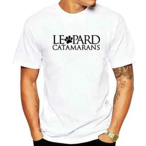humor cotton t-shirts vintage style short sleeve Camiseta de Catamarans de leopa - Picture 1 of 3