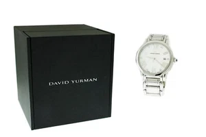 David Yurman Classic T716-M 38mm Stainless Steel Diamond MOP Dial Quartz Watch - Picture 1 of 12