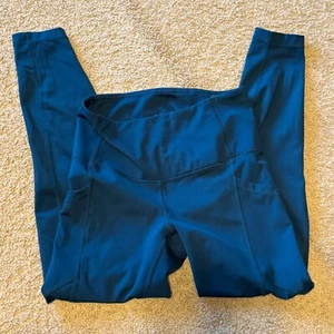 Yogalicious Lux Teal Yoga Pants Leggings Size Small S - Picture 1 of 1