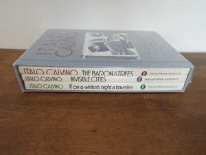 NEW Italo Calvino Box Set Books Vtg Invisible Cities Baron in the Trees Lot 3 - Imagen 1 de 3