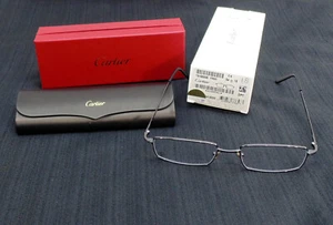 Neu Cartier Titan T-EYE Brille RX Ready T8100806 Brille mit Box & Etui - Bild 1 von 7