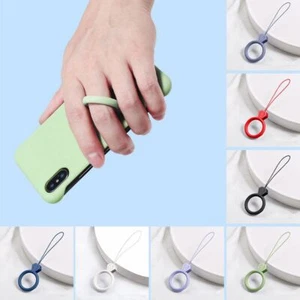 Silicone Ring Pendant Ring Strap Mobile Phone Lanyard Keys Phones Strap - Photo 1 sur 17