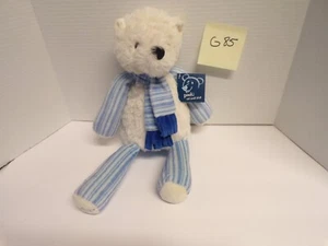 Scentsy Buddy Pooki the Polar Bear Plush Animal 15" Tall White Blue with Tag - Picture 1 of 2