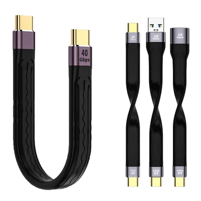 13/22 USB Type C 4.0 100w 10/40Gdps video sync charger cable charging converter - Image 1 of 4