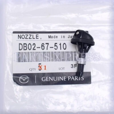 GENUINE OEM MAZDA MIATA MX-6 FRONT RIGHT & LEFT SIDES NOZZLE WASHER  DB02-67-510 - Image 1 of 4