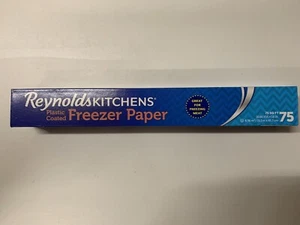 Reynolds Kitchens Plastic Coated Freezer Paper 75 SQ FT - Arts & Crafts  - Picture 1 of 10