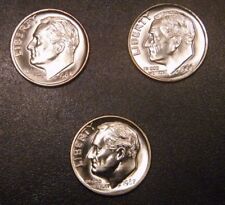 1965 1966 1967 SMS Roosevelt Dime Run 3 Gem Special Mint Set US Coins.
