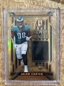 2023 Panini Gold Standard Football Jalen Carter Newly Minted Patch RC /399
