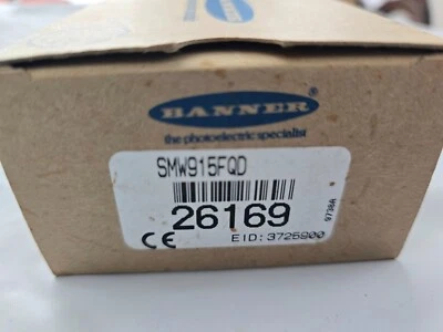 BANNER ENGINEERING VALU BEAM SMW915FQD 26196 PHOTO-ELECTRIC SENSORS - Image 1 of 4