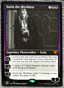 MTG Sorin the Mirthless 398 Innistrad: Double Feature (DBL) Mythical - Picture 1 of 2