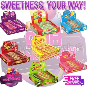 1 - 60 Swizzels Drumstick Refreshers Vimto Chew Bars Retro Sweets Cola Tropical - Picture 1 of 8