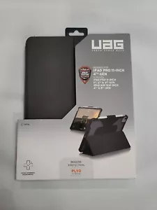 Urban Armor Gear Plyo 11" Folio Black iPad Pro 11" 1, 2,3,4th Gens And iPad AIR - Picture 1 of 3
